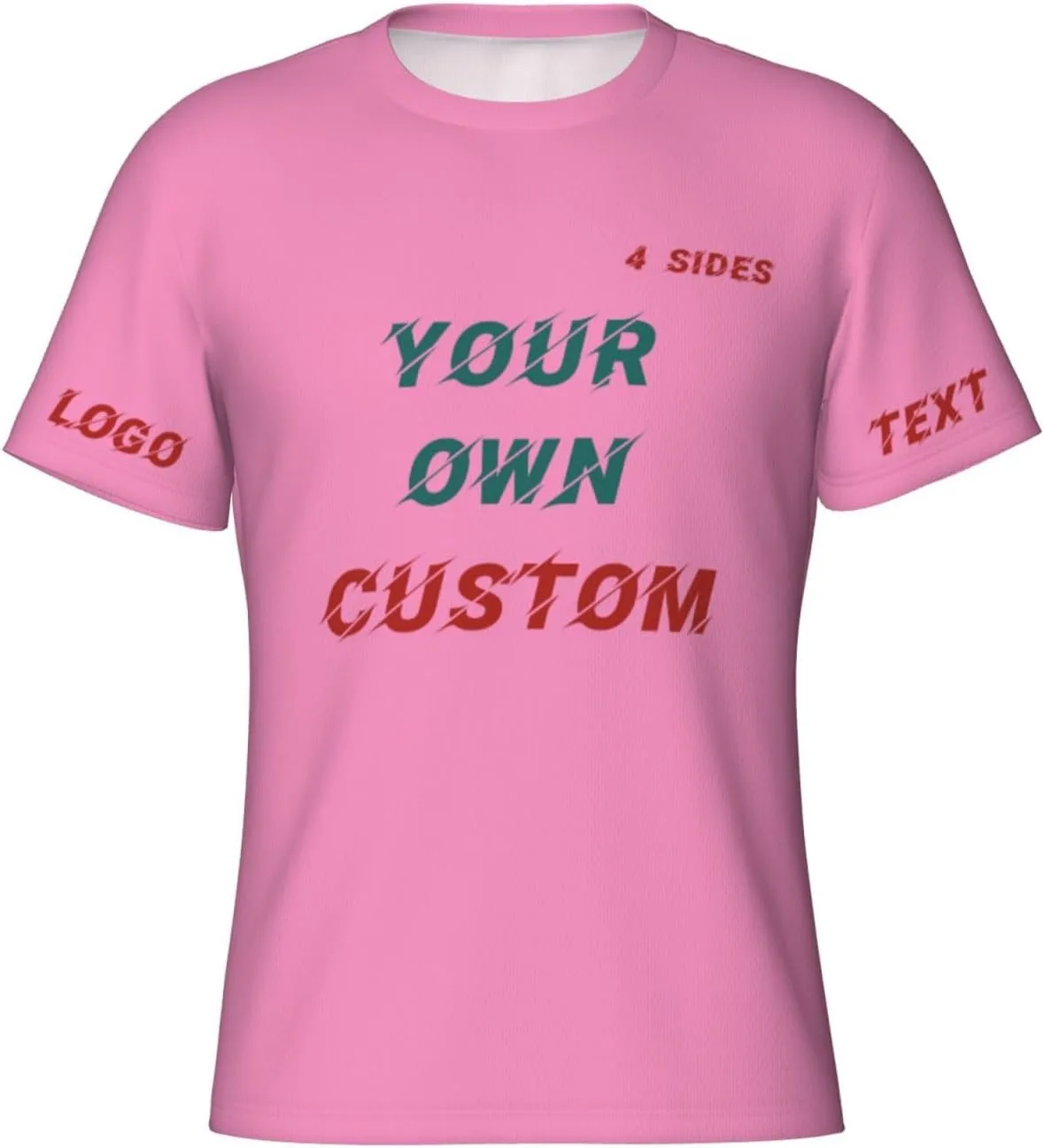 

Футболка Custom с принтом на 4 сторонах