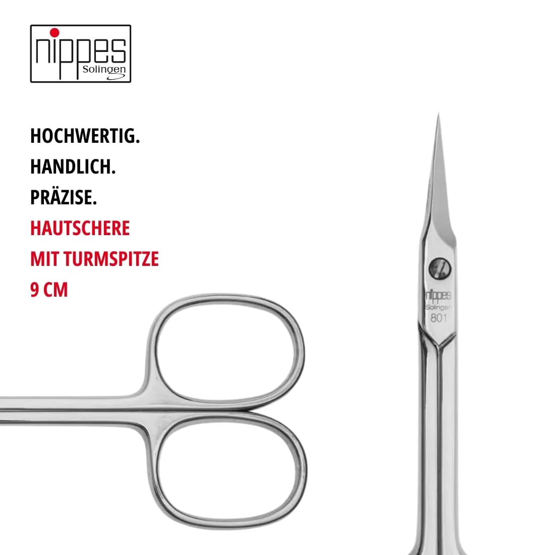 Кусачки для кутикулы Solingen Gold Tip Point от Nippes Nippes Solingen — фото 2
