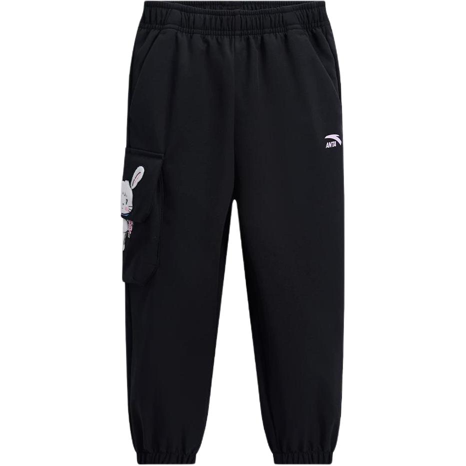 

ANTA Детские вязаные спортивные штаны Basic Black