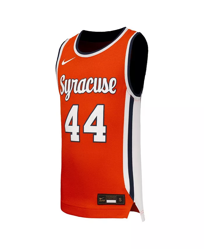 Детская баскетбольная реплика-майка Syracuse Orange, оранжевая, размер 44 (для мальчиков и девочек) Nike — фото 3