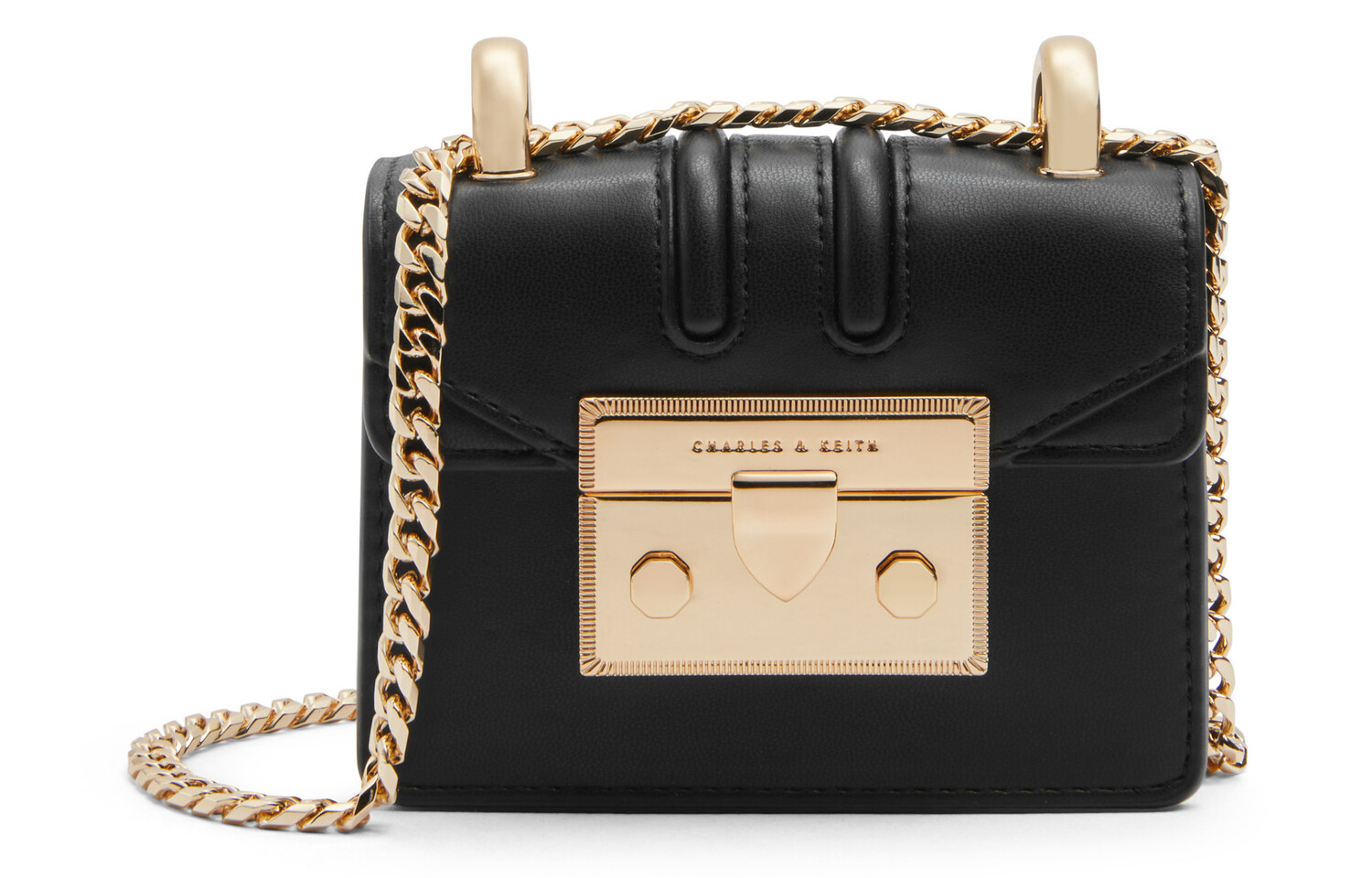 

Charles&Keith Женская сумка через плечо CHARLES & KEITH, Черный