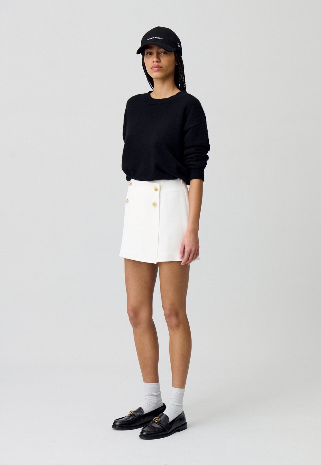 

Мини-юбка SUZETTE Claudie Pierlot, слоновая кость