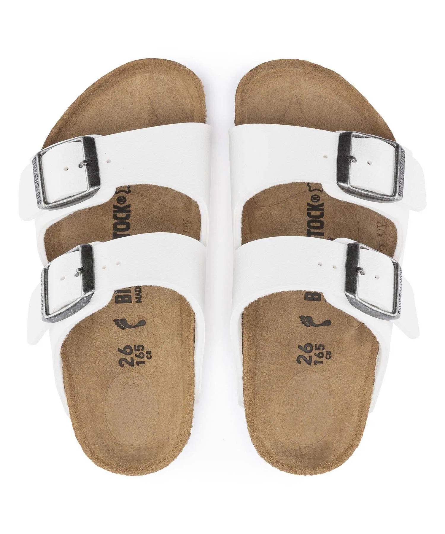 Детские сандалии BIRKENSTOCK Arizona Kids BF White Narrow — фото 4