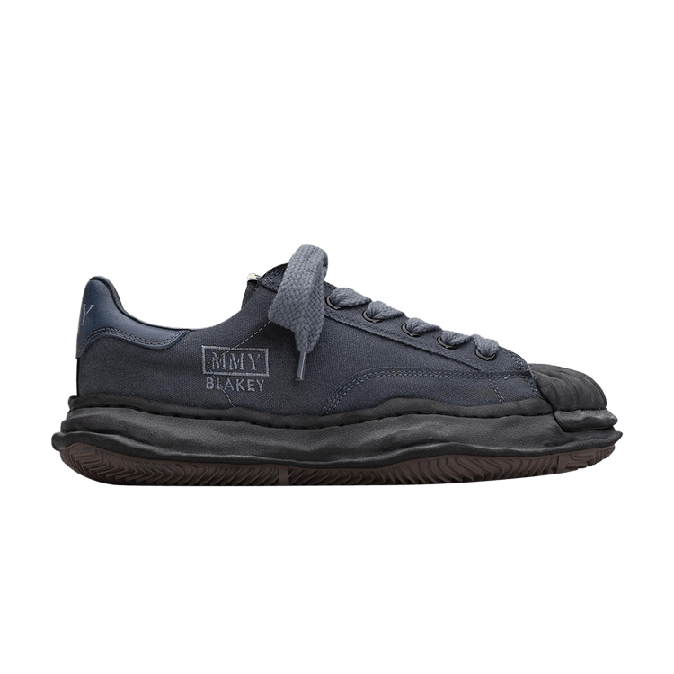 

Кроссовки Maison Mihara Yasuhiro Blakey OG Sole Overdyed Canvas Low 'Black', черный