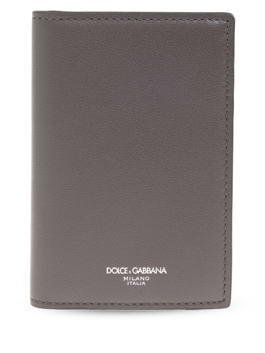 

Кожаный держатель карт Dolce & Gabbana, серый