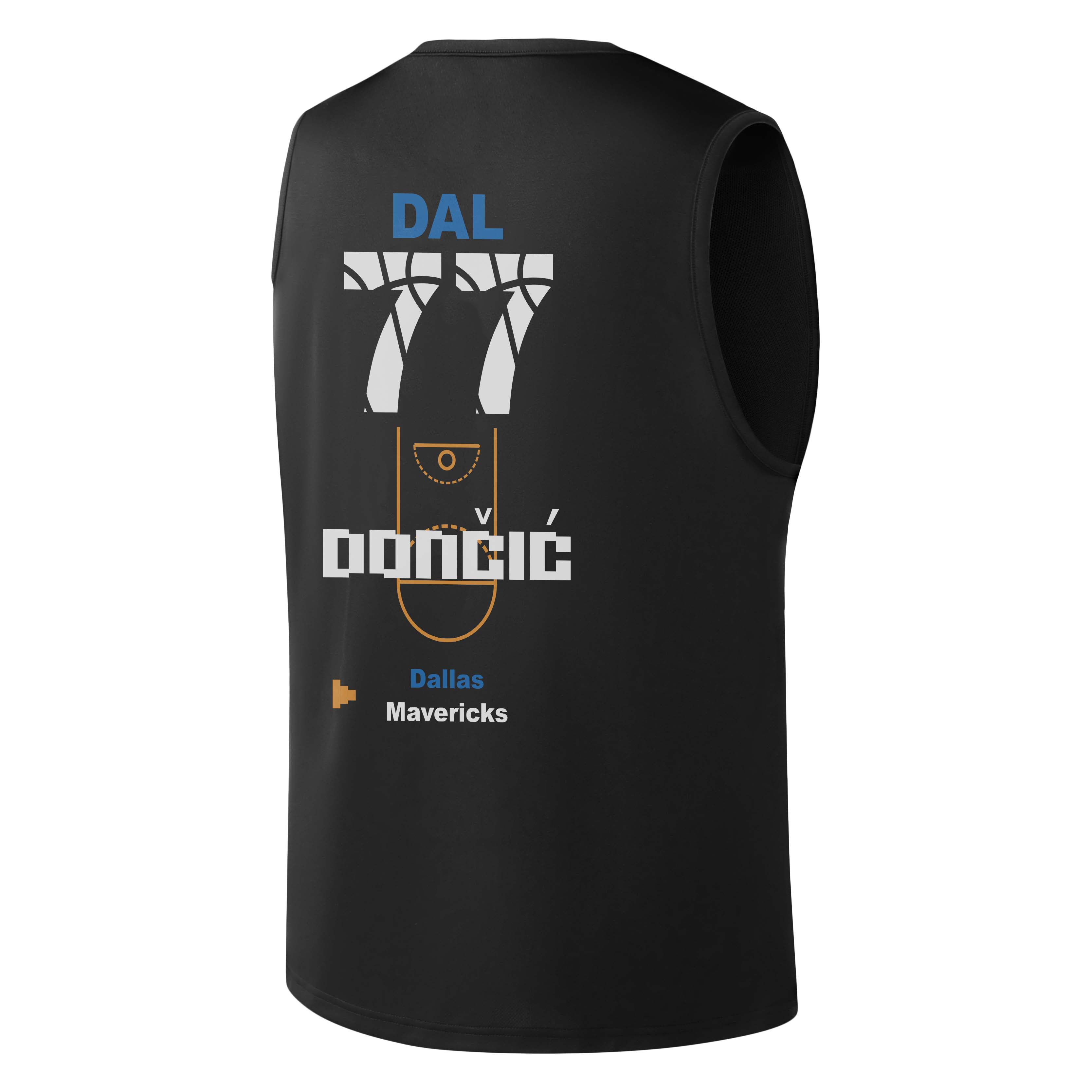 

NBA Майка унисекс Dallas Mavericks Team/Luka Doncic/черная