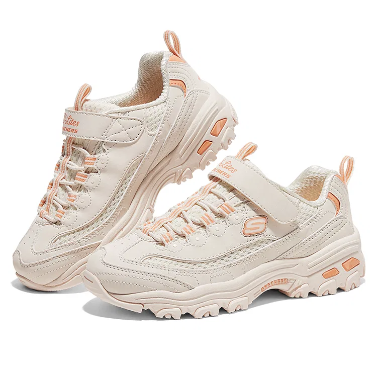 Кроссовки детские Skechers Kids Ecru — фото 4