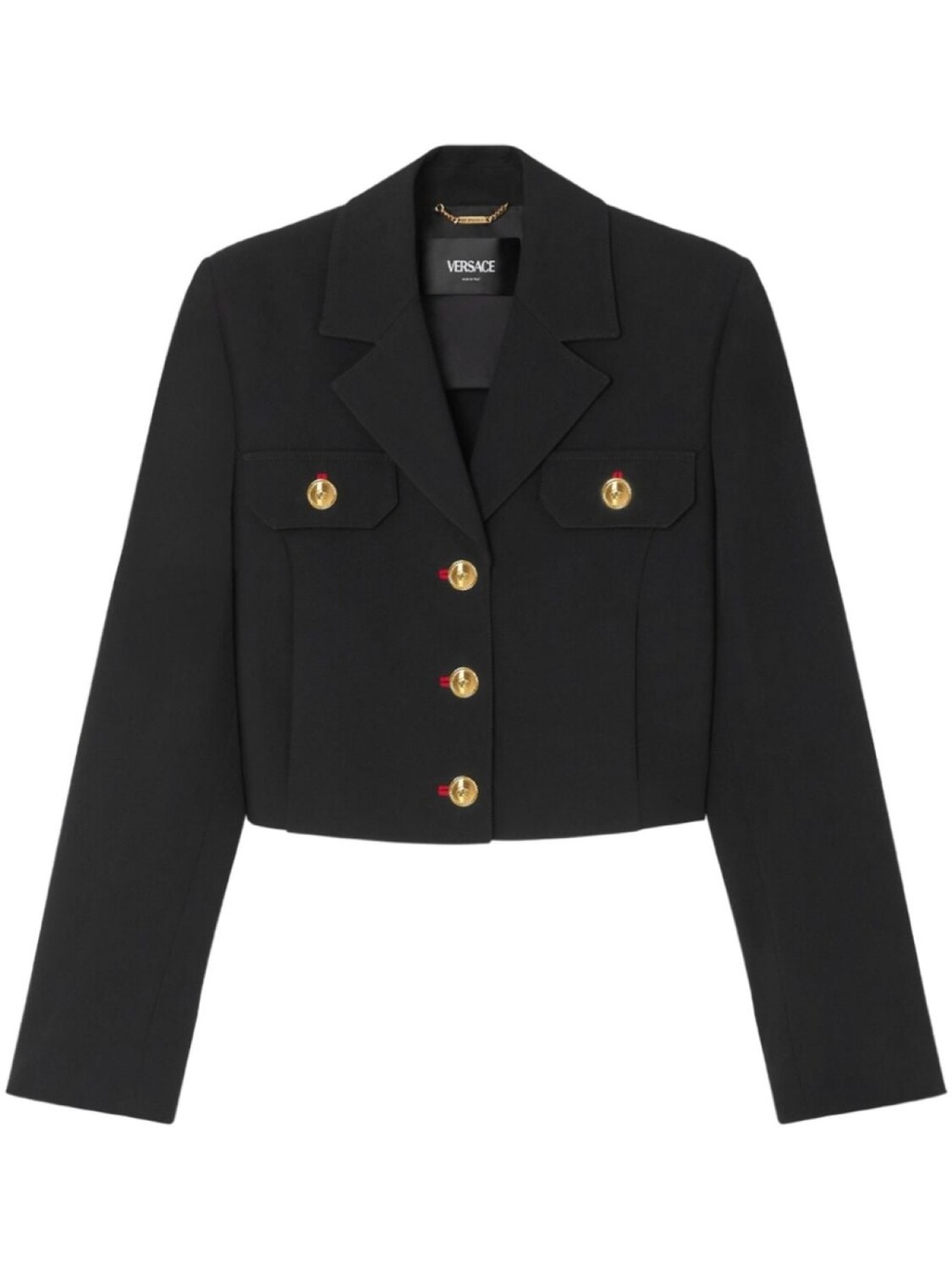 

Versace укороченная куртка Uniform, черный
