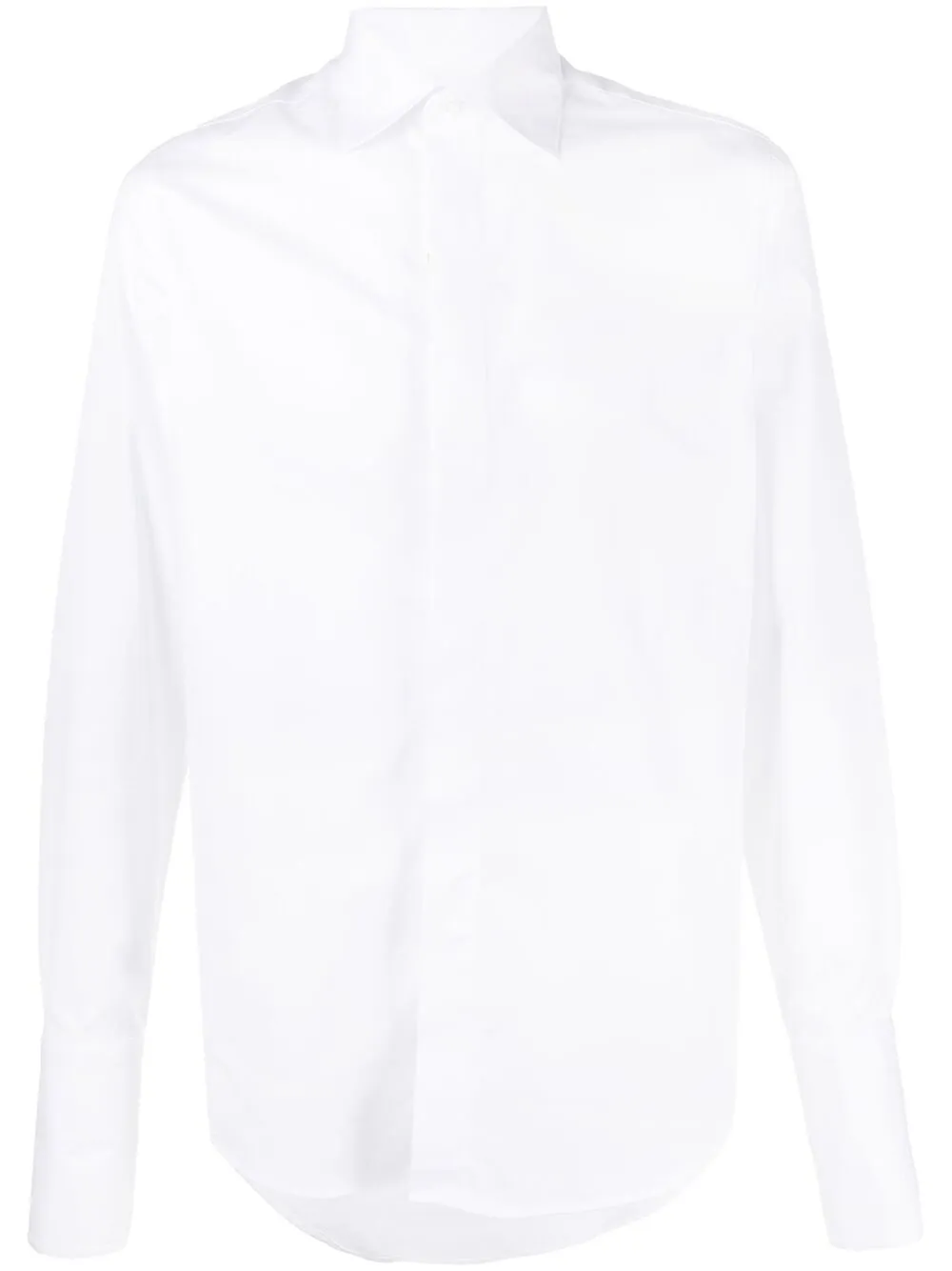 

Рубашка узкого кроя Canali, белый
