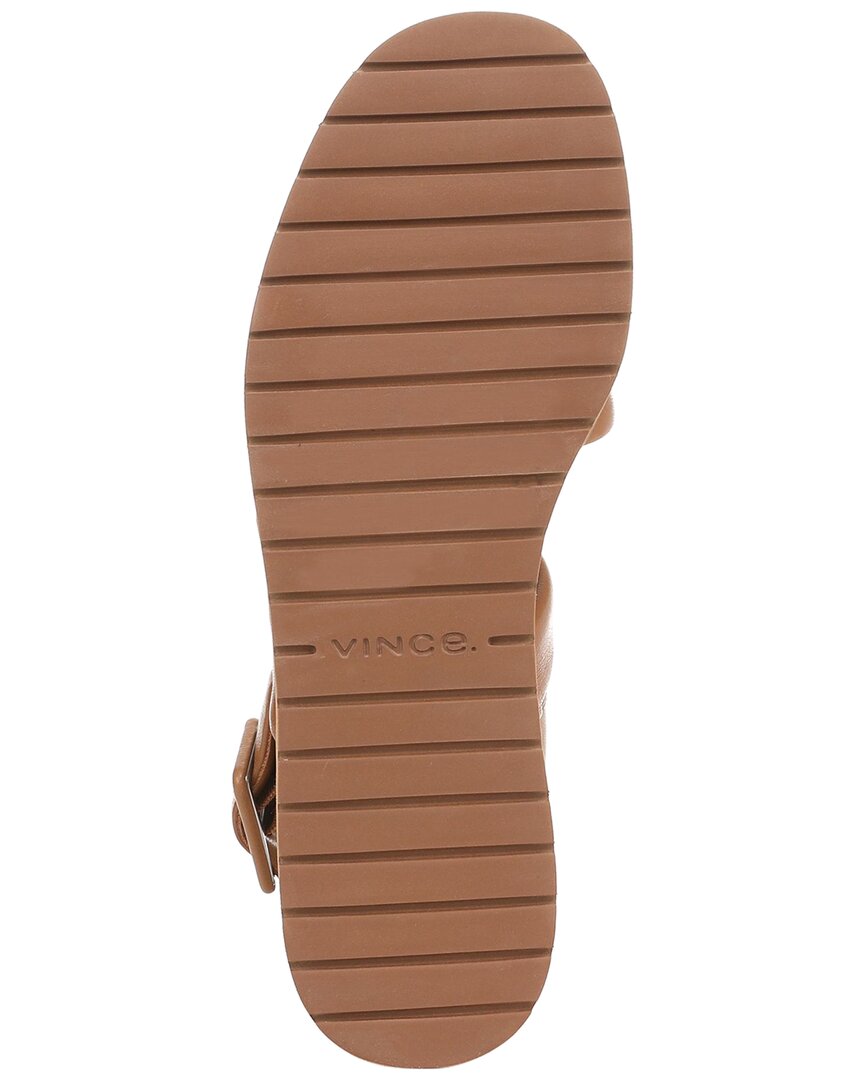 Vince Skylar Leather Sandal, Tan — фото 4