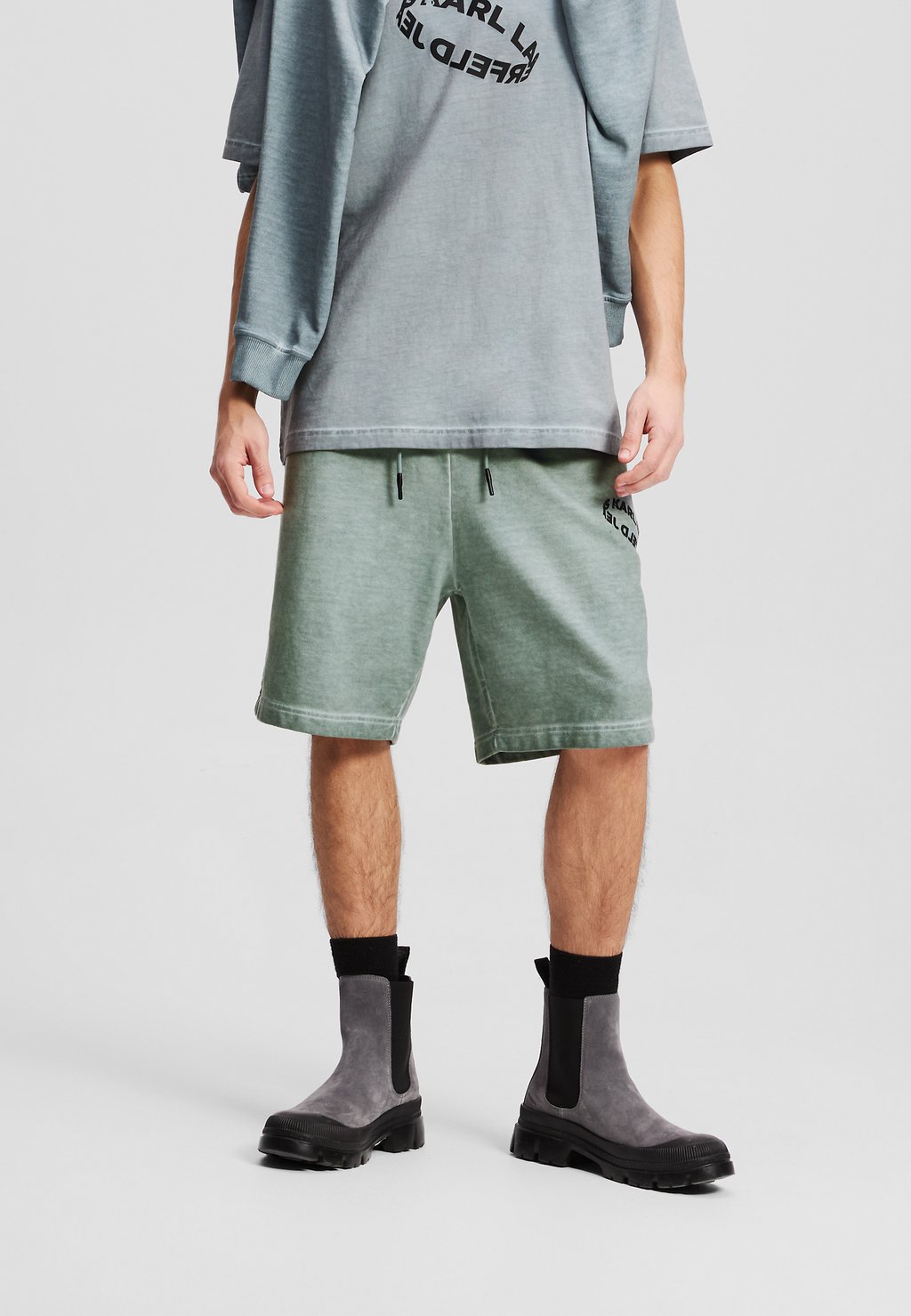 

Шорты KARL LAGERFELD JEANS - Tracksuit bottoms, серый