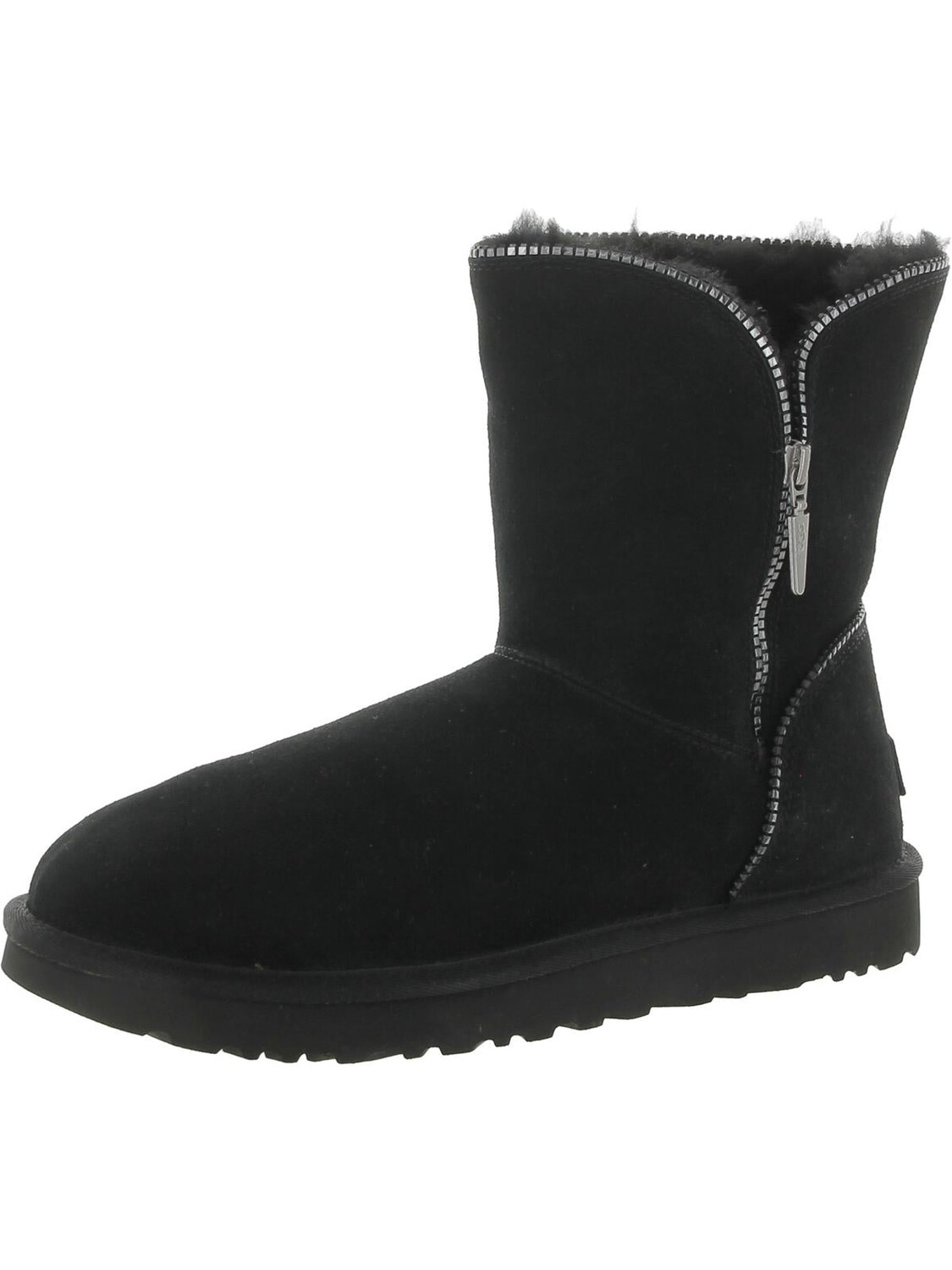 

Женские кожаные сапоги Florence с боковой молнией для зимы и снега UGG, черный