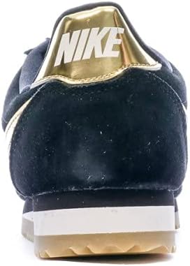 Кроссовки Nike Cortez GS для мальчиков и девочек, черный/металлик золотой — фото 3
