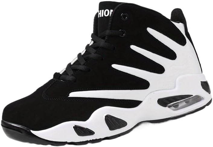 

Мужские баскетбольные кроссовки Fusecottc - удобные высокие дышащие кроссовки с противоскользящей подошвой для поддержки и комфорта на весь день, белый