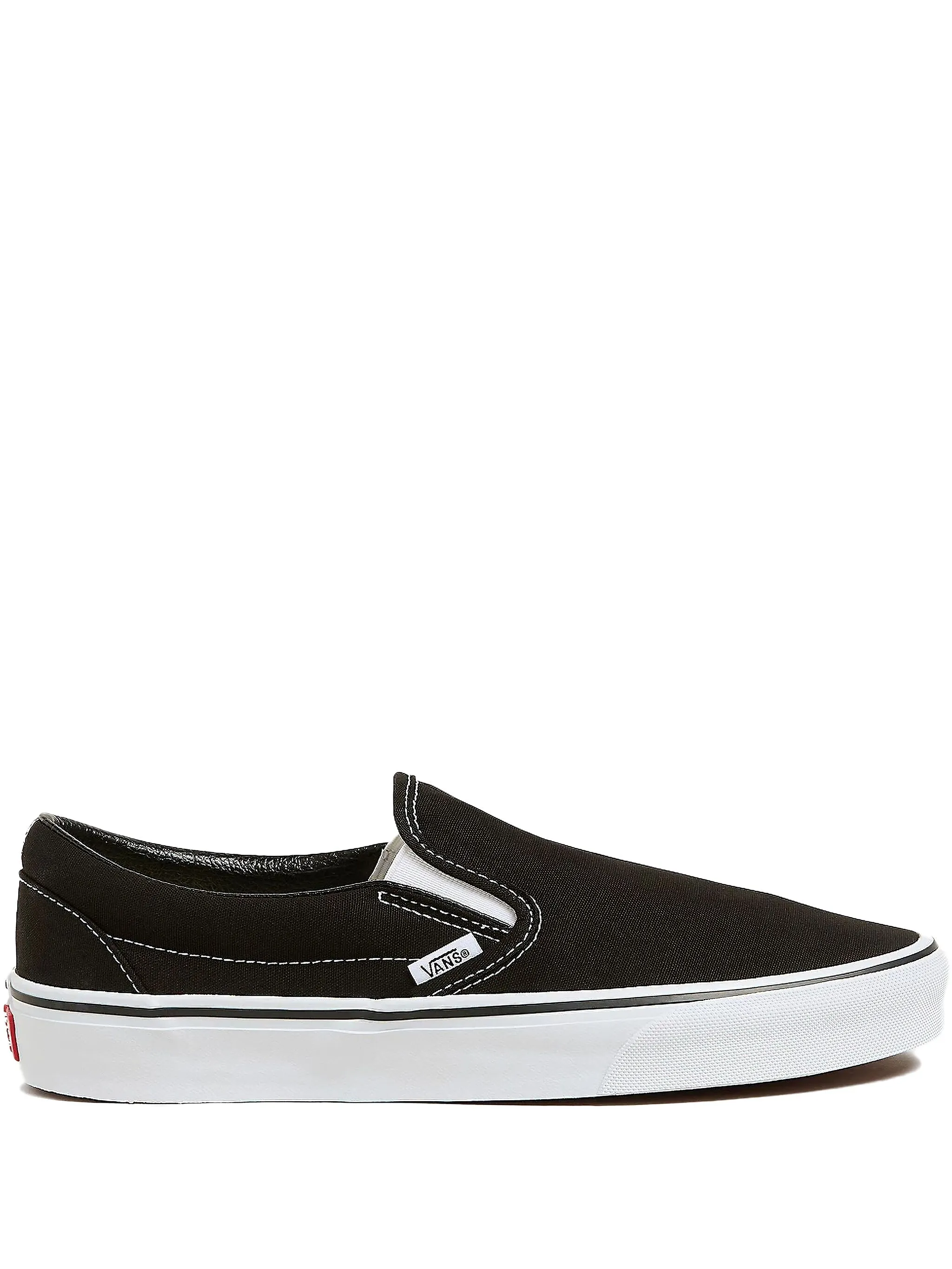 

Кроссовки Classic Slip-on Black/White Vans, черный
