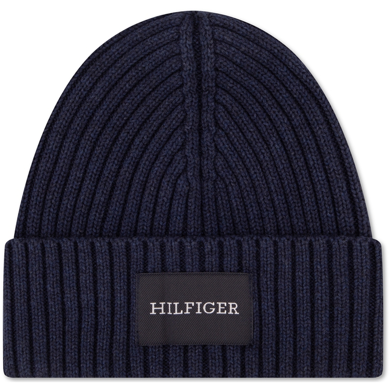 

Tommy Hilfiger Шерстяная вязаная шапка мужская, Navy Blue DW6