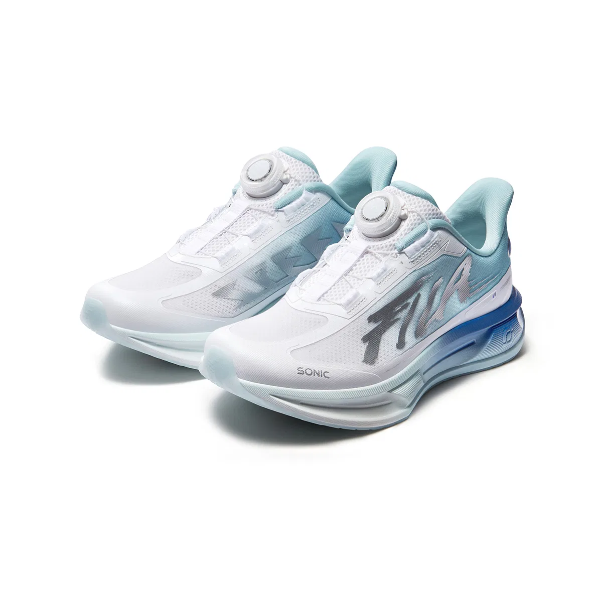 Кроссовки беговые FILA Performance FPH Fabric Cushioning Rebound Breathable White/Lilac Blue детские FILA KIDS, FILA White/Lilac Blue — фото 4