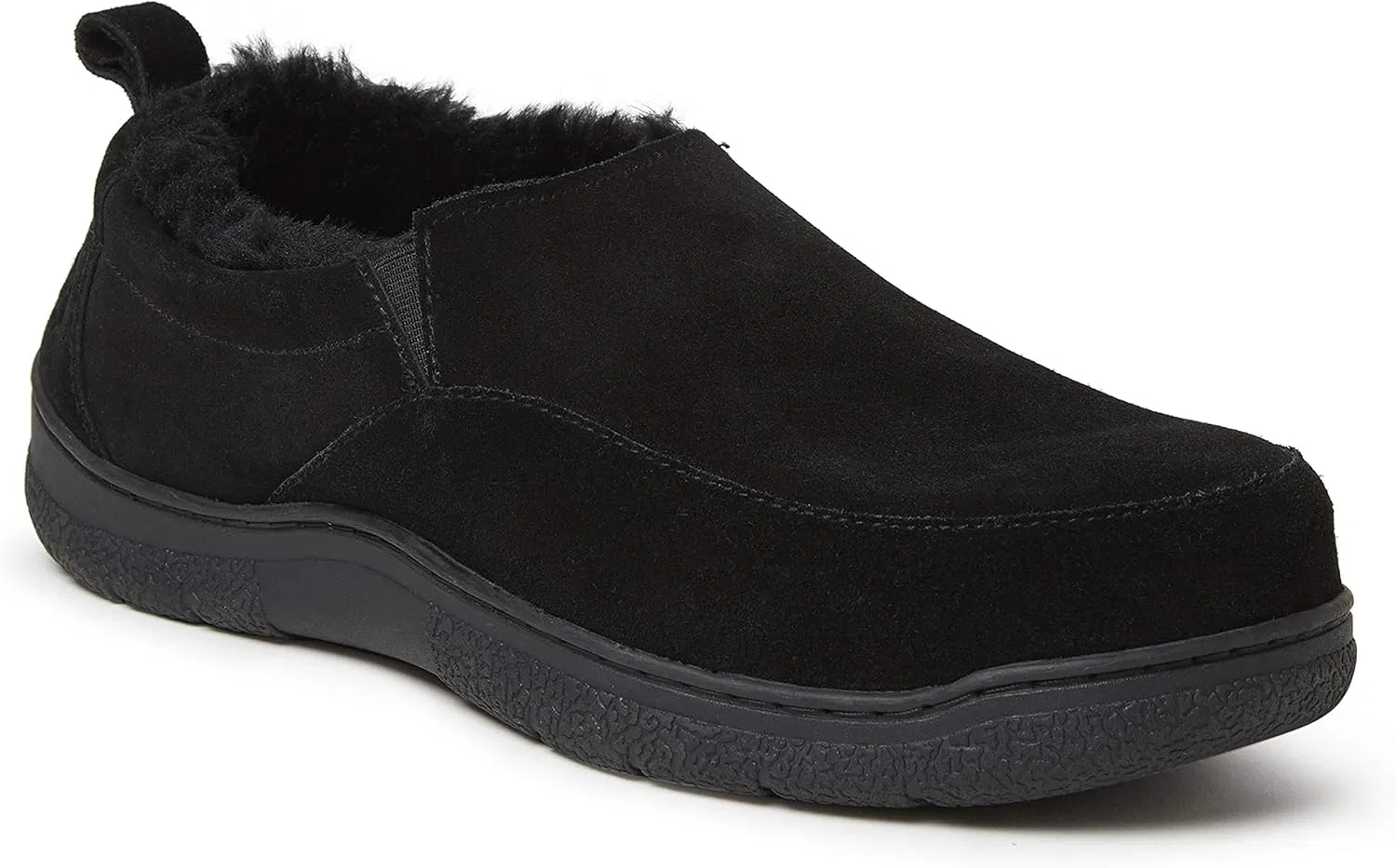 Тапочки из замши, Dearfoams, Black