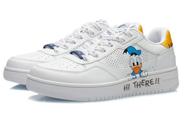 Кроссовки классические скейтбординг x дисней дональд дак Li-Ning, белый — фото 3