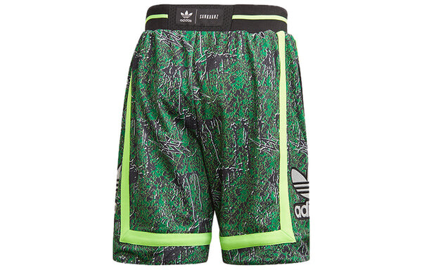 Шорты оригинальные x sankuanz кроссовер двухсторонние спортивные шорты Adidas, черный — фото 2