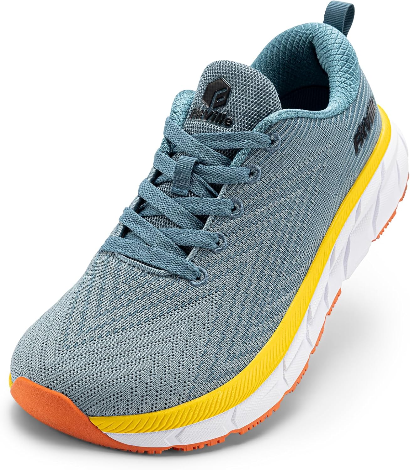 

Мужские кроссовки FitVille с широкой подошвой, удобные легкие беговые с широким носком, нескользящие с амортизацией, синий