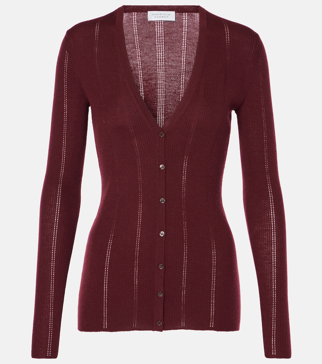 

Шерстяной кардиган Лилиан Gabriela Hearst, Bordeaux