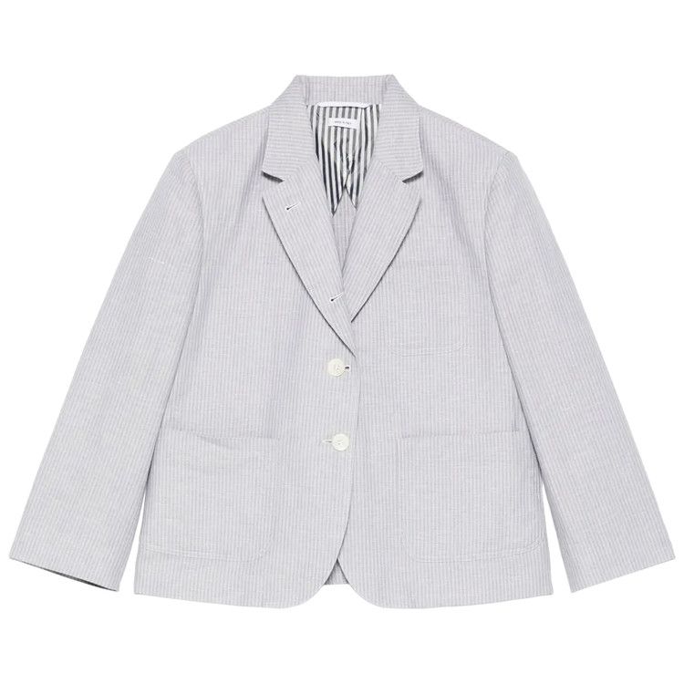 

Куртка Thom Browne Fit 2 Cropped Sack Patch Pocket Sportcoat 'Light Grey'