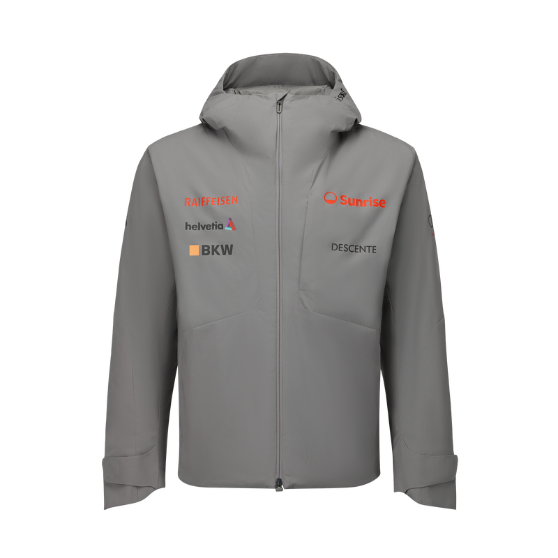 

Пуховик спортивный повседневный мужской DESCENTE, серый