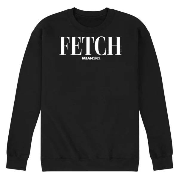 

Мужская толстовка с ворсом Mean Girls Fetch Licensed Character, черный