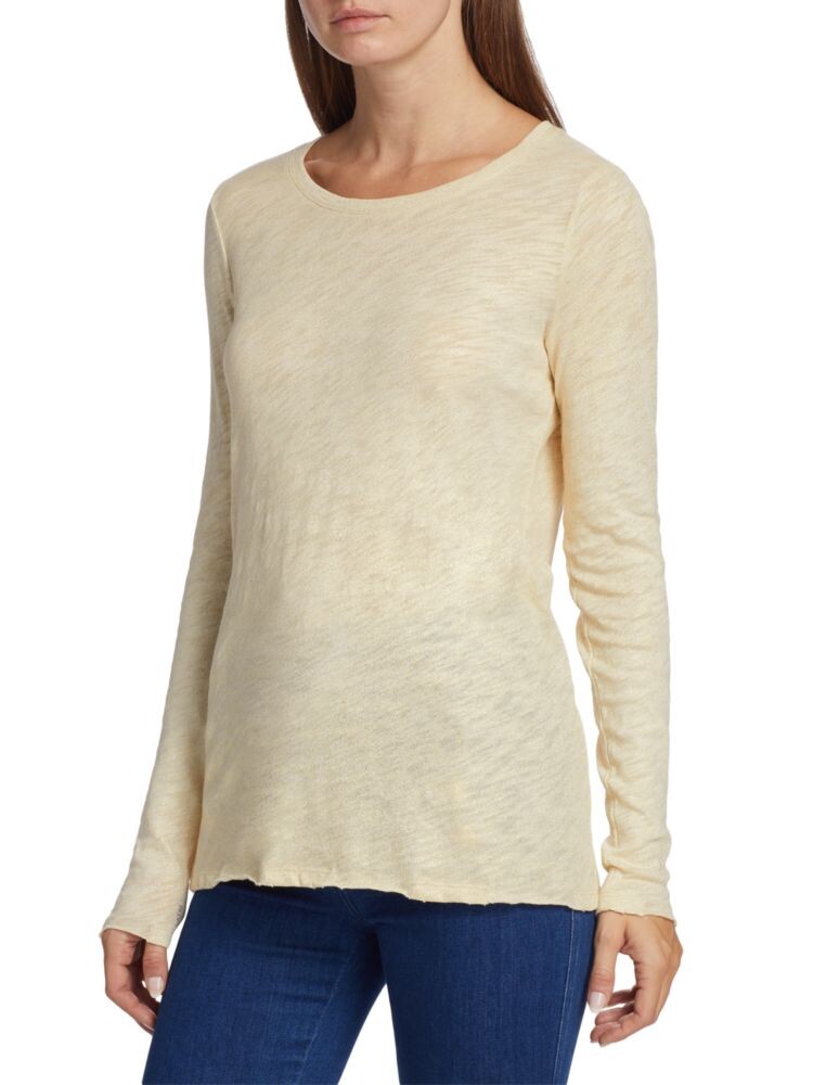 

Трикотажная футболка с длинными рукавами Slub Atm Anthony Thomas Melillo, цвет Tan Gold