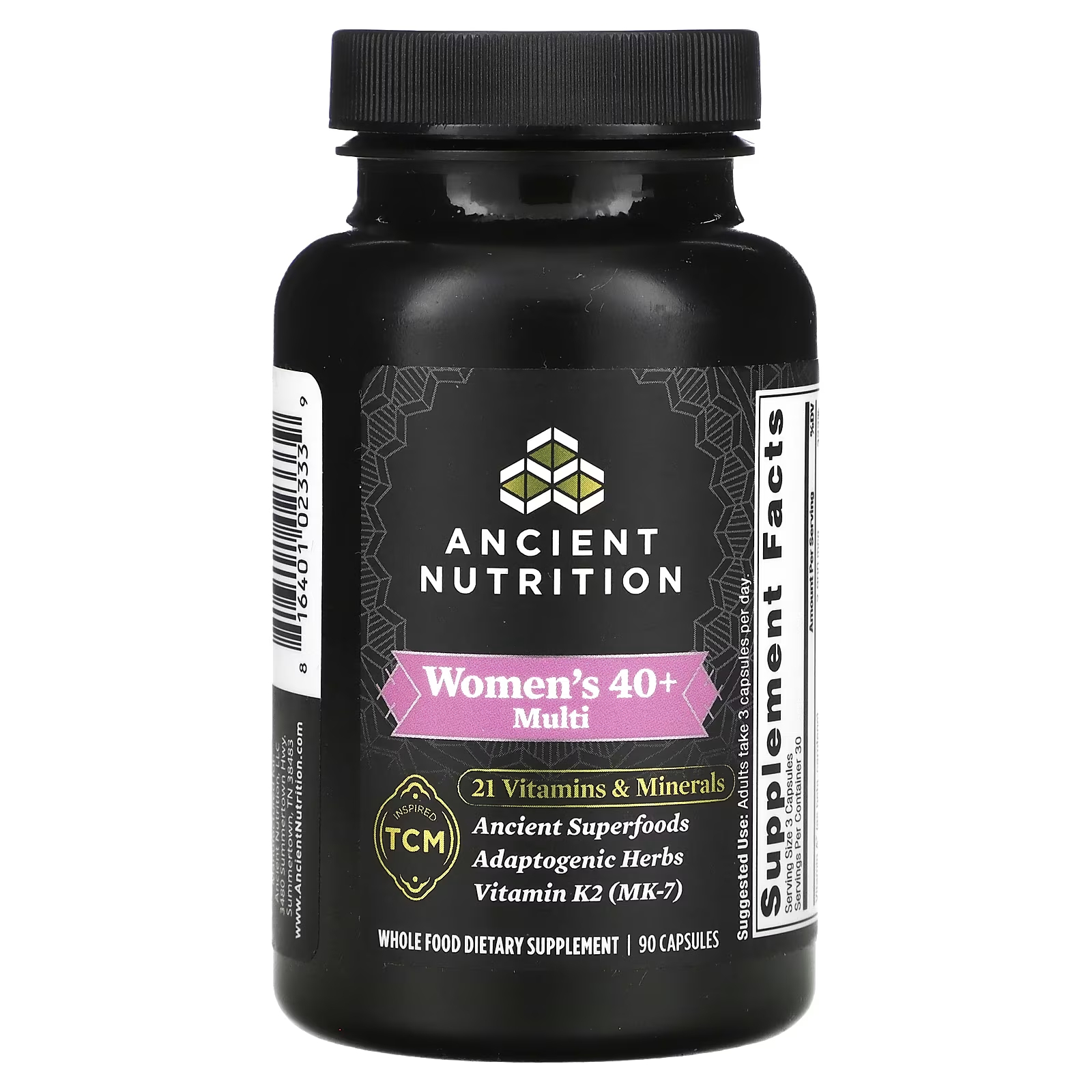 

Мультивитамины Ancient Nutrition Women's 40 +, 90 капсул