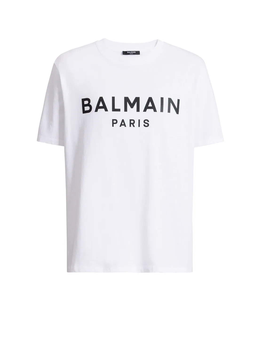 Футболка с принтом "Balmain Paris", белый