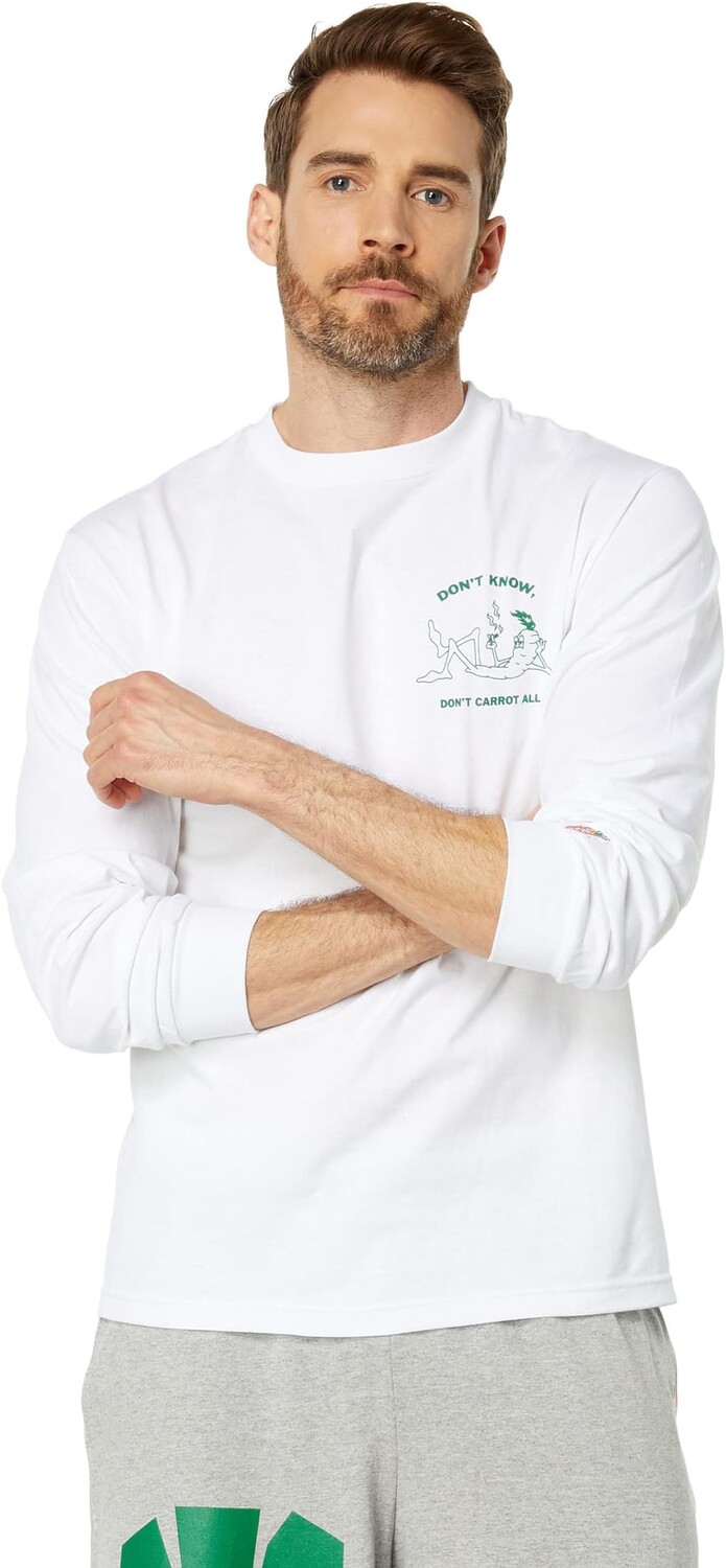 

Футболка Carrots By Anwar Carrots Carrots Don't Know Long Sleeve Tee x ComplexCon, белый