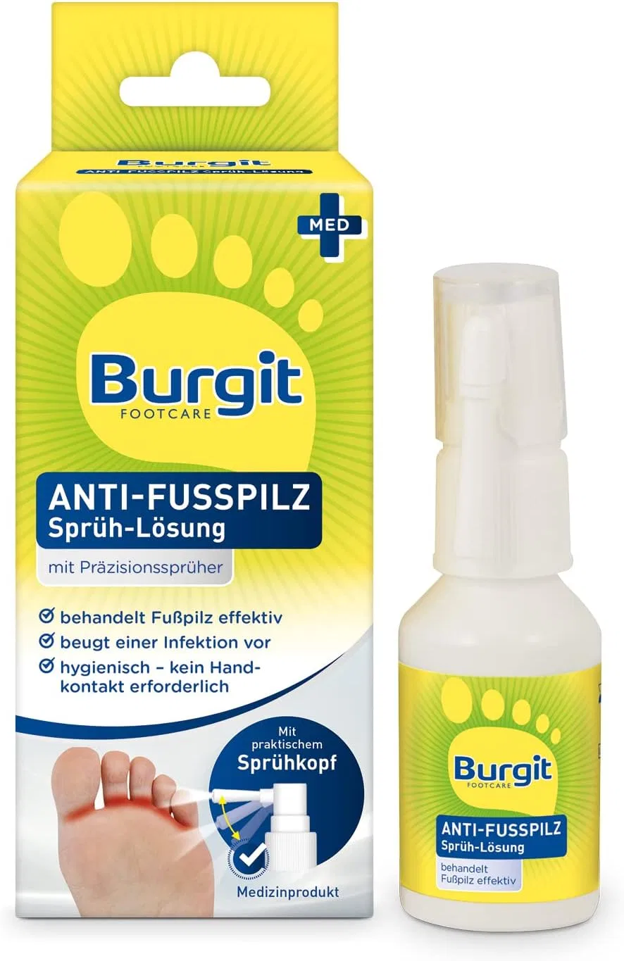 Спрей-раствор Burgit Anti-fungus от грибка стопы 25 мл ‎Burgit