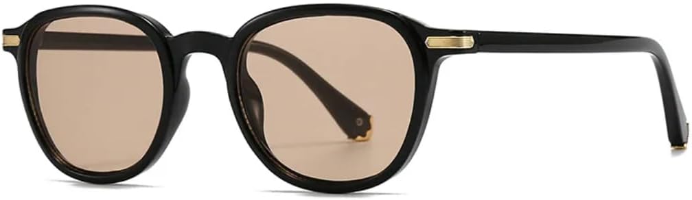 

Солнцезащитные очки для мужчин и женщин - защита UV400 - круглая черная оправа с градиентным покрытием, подходят для занятий спортом на открытом воздухе и вождения DSVIGF, Tyj391-6