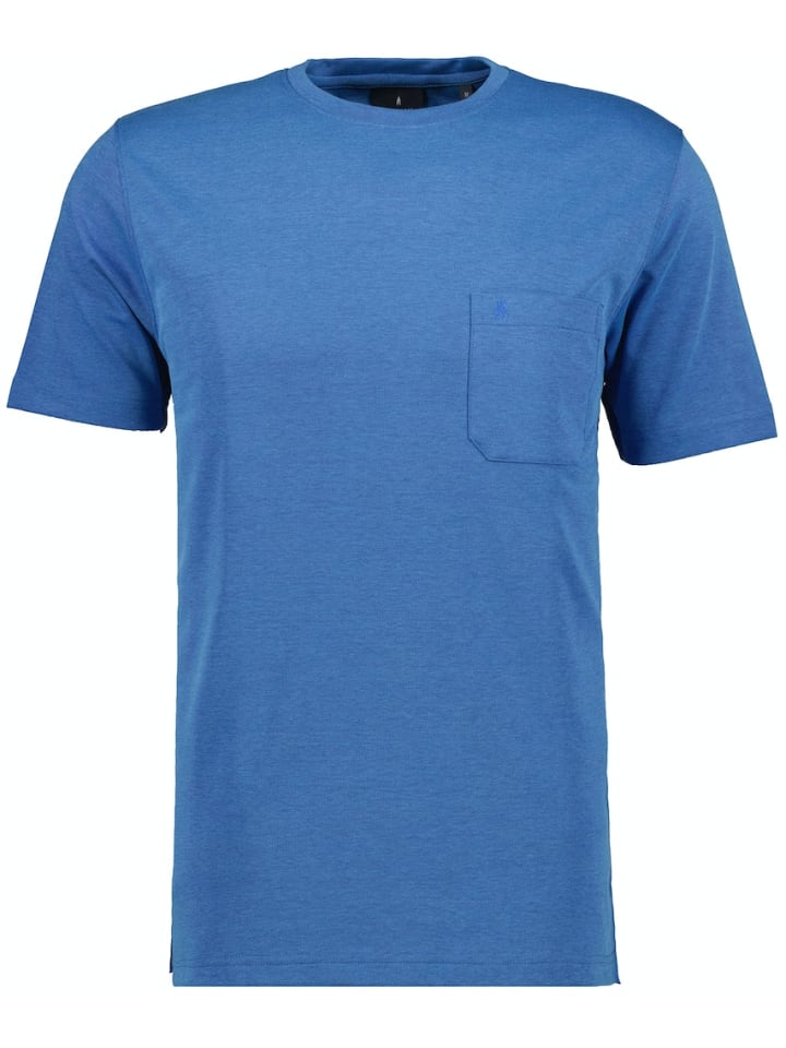 

Футболка из мягкого трикотажа с круглым вырезом синего цвета Ragman, Синий, Футболка из мягкого трикотажа с круглым вырезом синего цвета Ragman