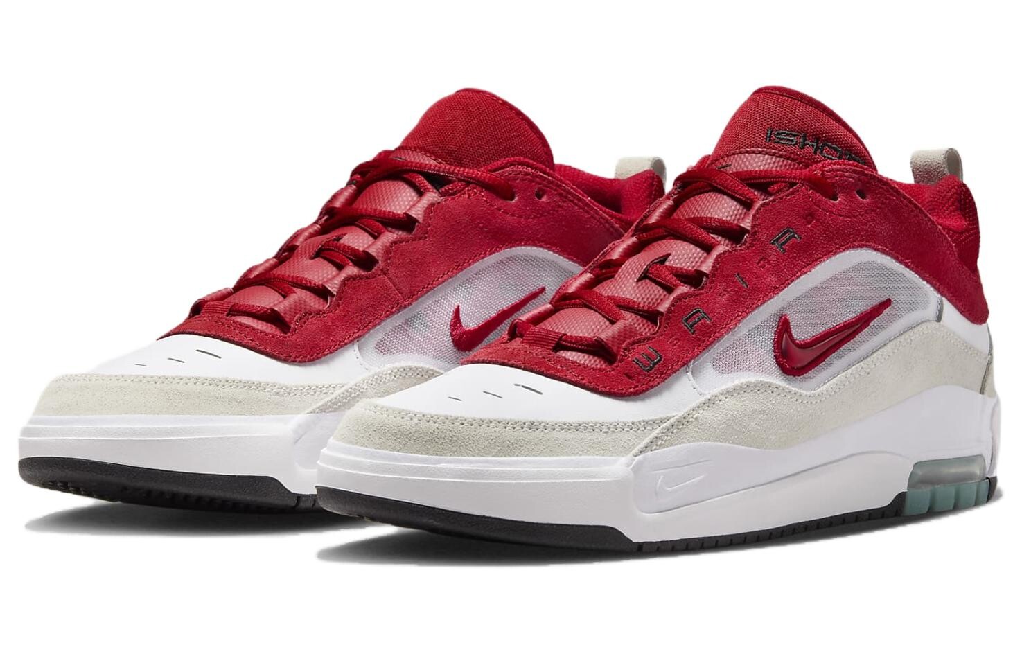 Мужские кроссовки для скейтбординга Nike SB Ishod, Red and White — фото 3