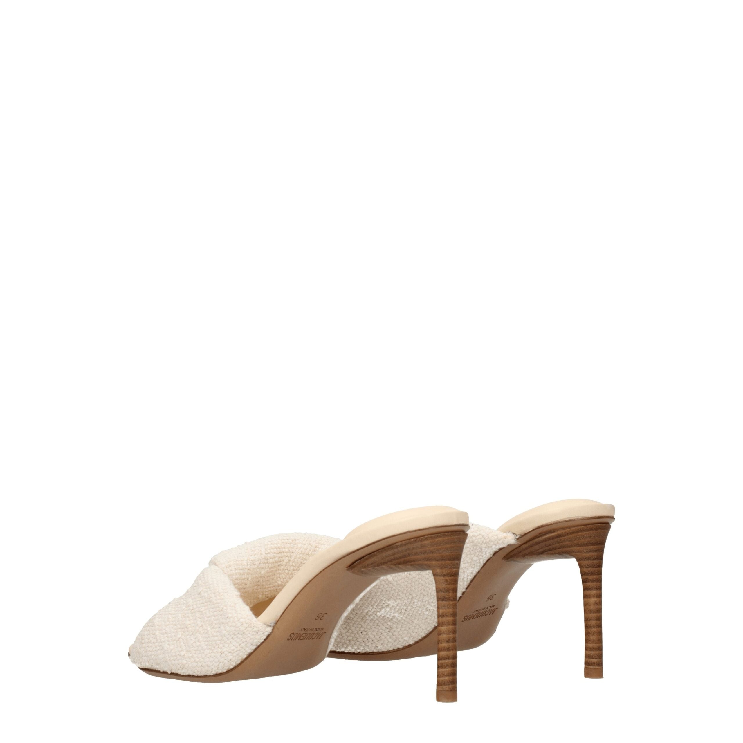 Jacquemus Fabric Women's Sandal, бежевый — фото 4