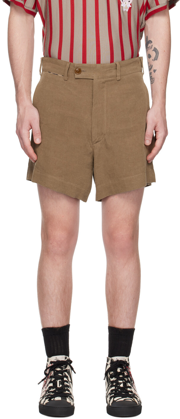

Коричневые шорты Raf Bum Vivienne Westwood