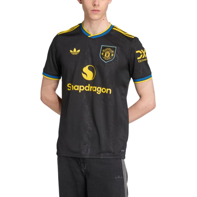 Футболка Manchester United 25/26 Third от Adidas с доставкой для участников AdiClub Adidas Originals, черный — фото 3