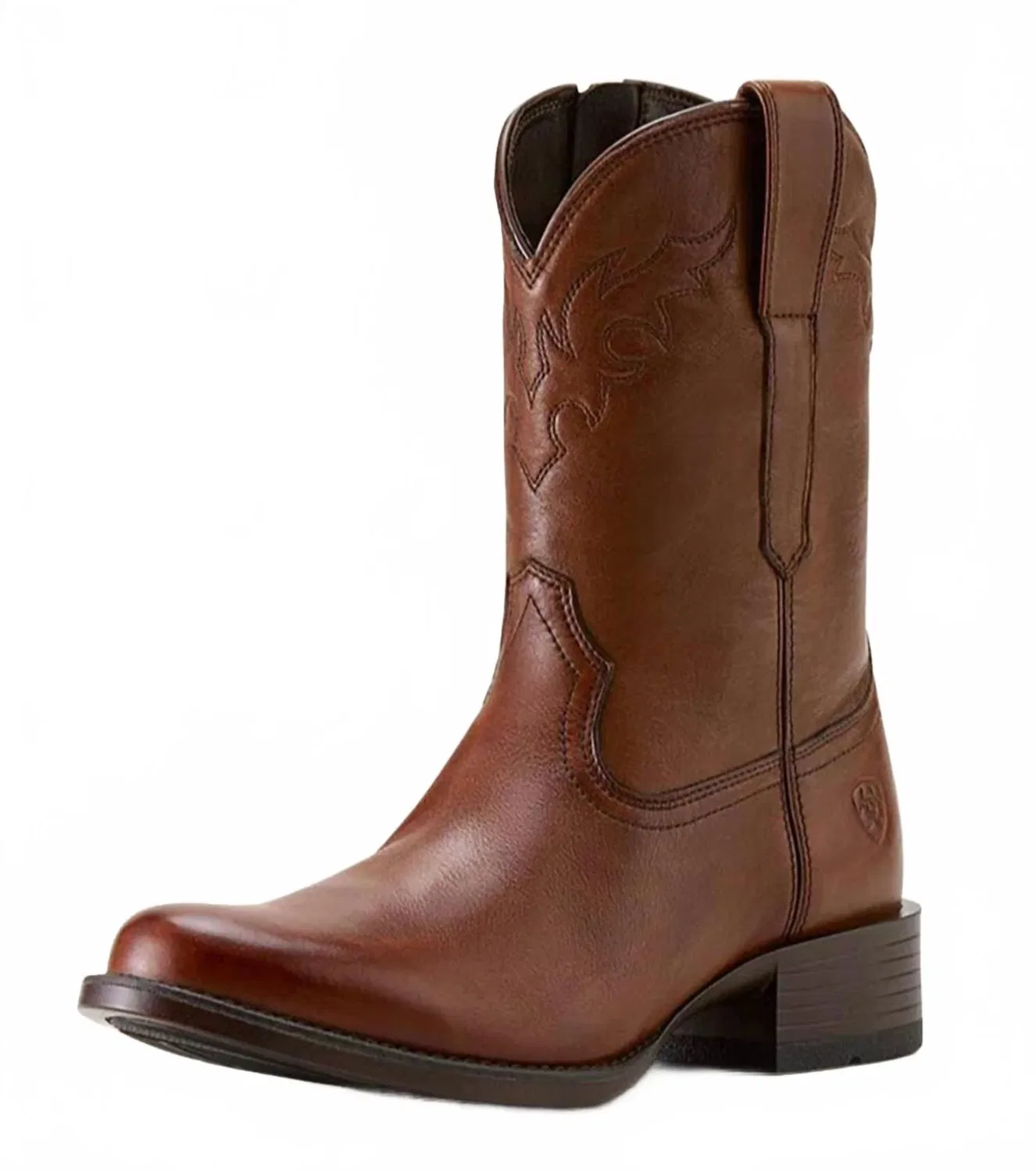 ARIAT Мужские ковбойские сапоги Sonoro Zip Side Dress Western Boot цвета корицы — фото 4