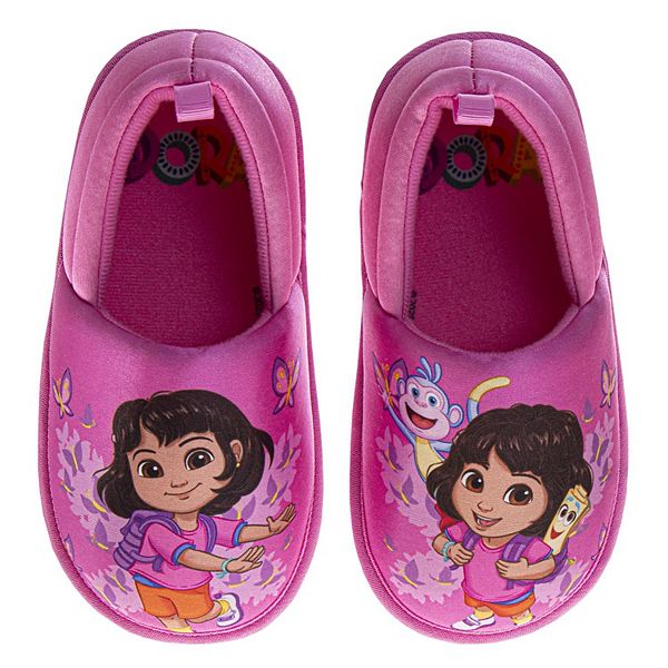 Детские тапочки Dora the explorer для девочек, плюшевые, теплые и мягкие Nickelodeon — фото 3