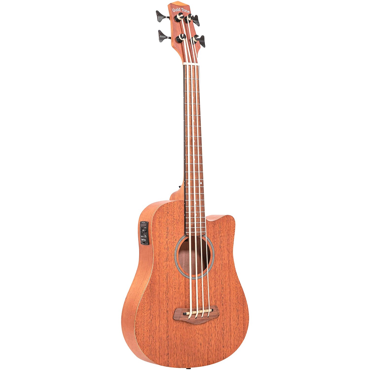 

Акустико-электрический MicroBass Natural, 23-дюймовая мензура Gold Tone