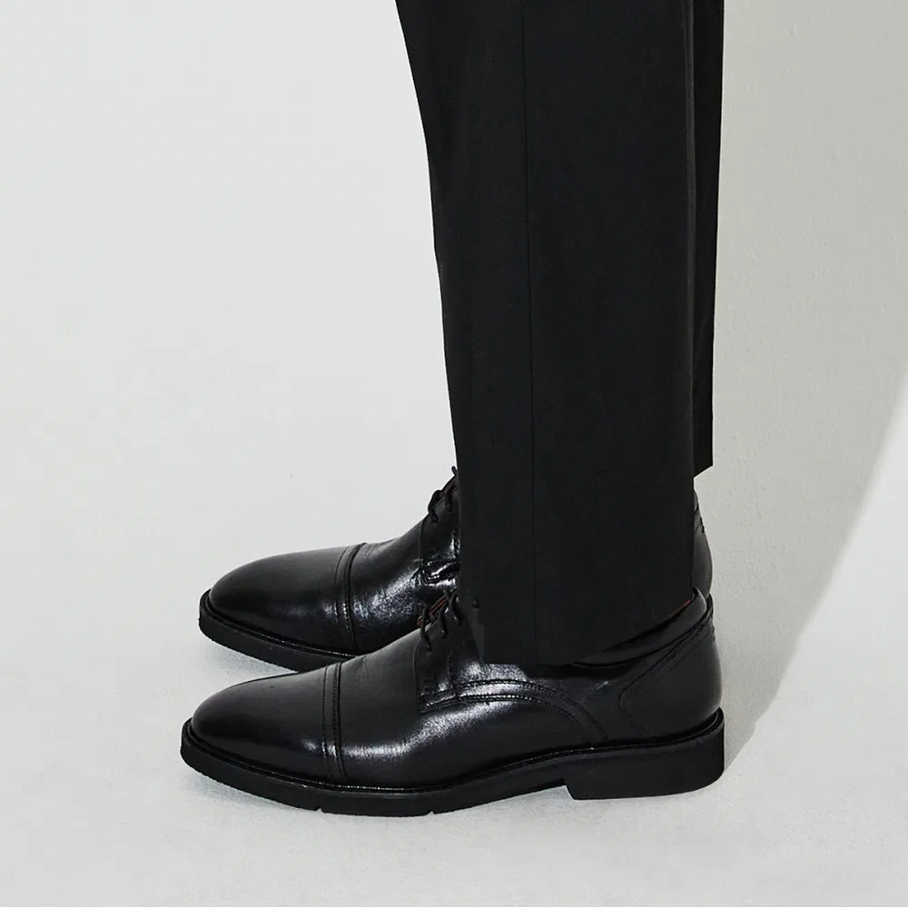 Мужские дерби Dressports Findlay Cap Toe чёрные от Rockport — фото 2