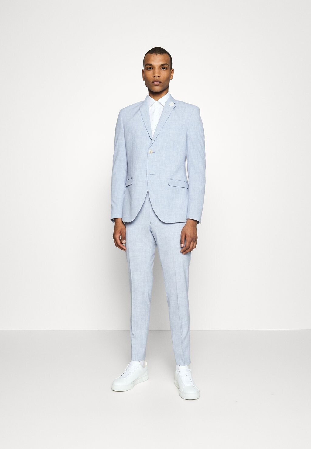 

Костюм THE WEDDING SUIT SET Isaac Dewhirst, цвет blue melange