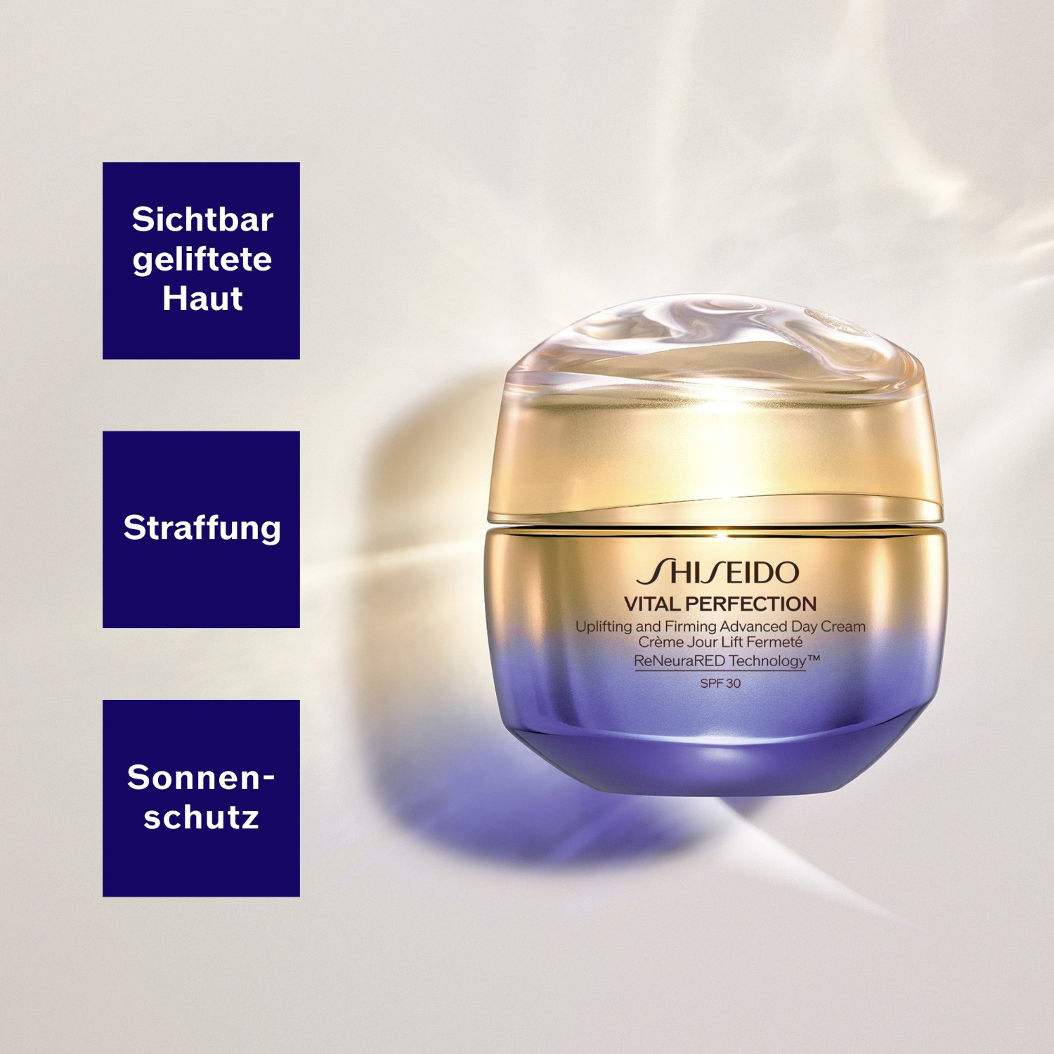 Крем для лица SPF30 SHISEIDO Vital perfection uplifting and firming advanced day cream, объем — фото 3