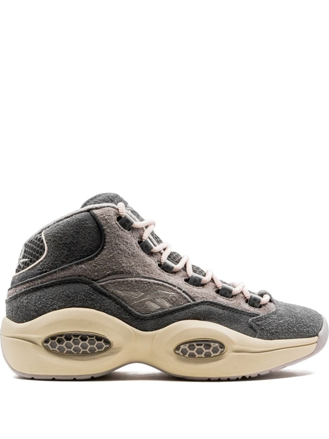 

Кроссовки Question Mid Reebok, серый дубль