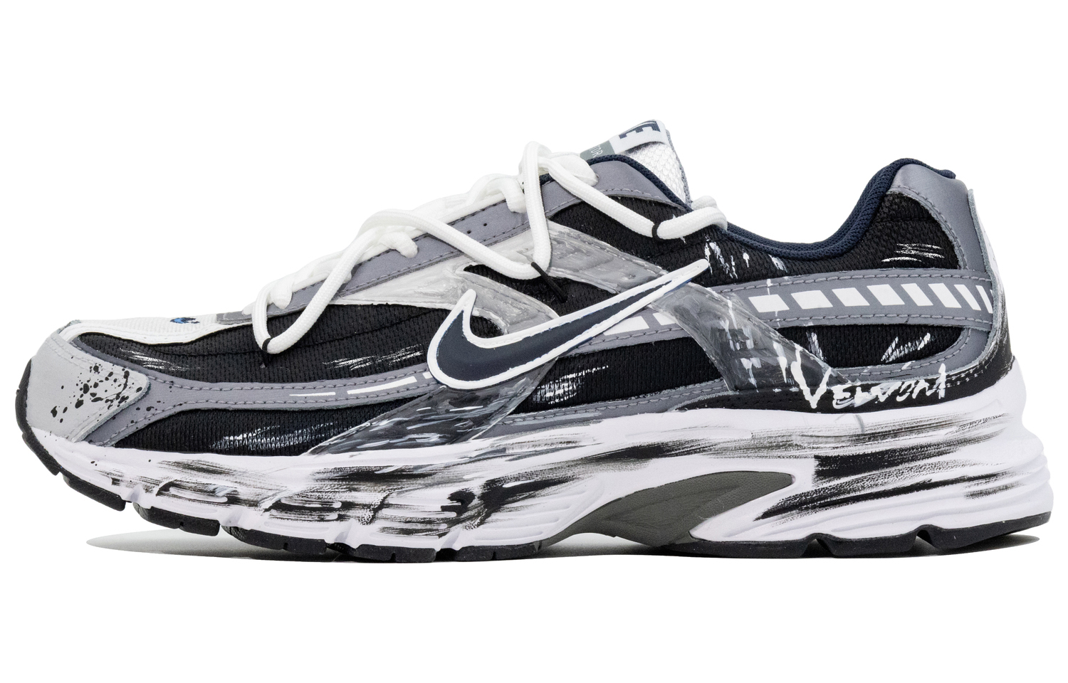 

Nike Кроссовки Initiator Shock Absorbers Low Top мужские, черно-белые