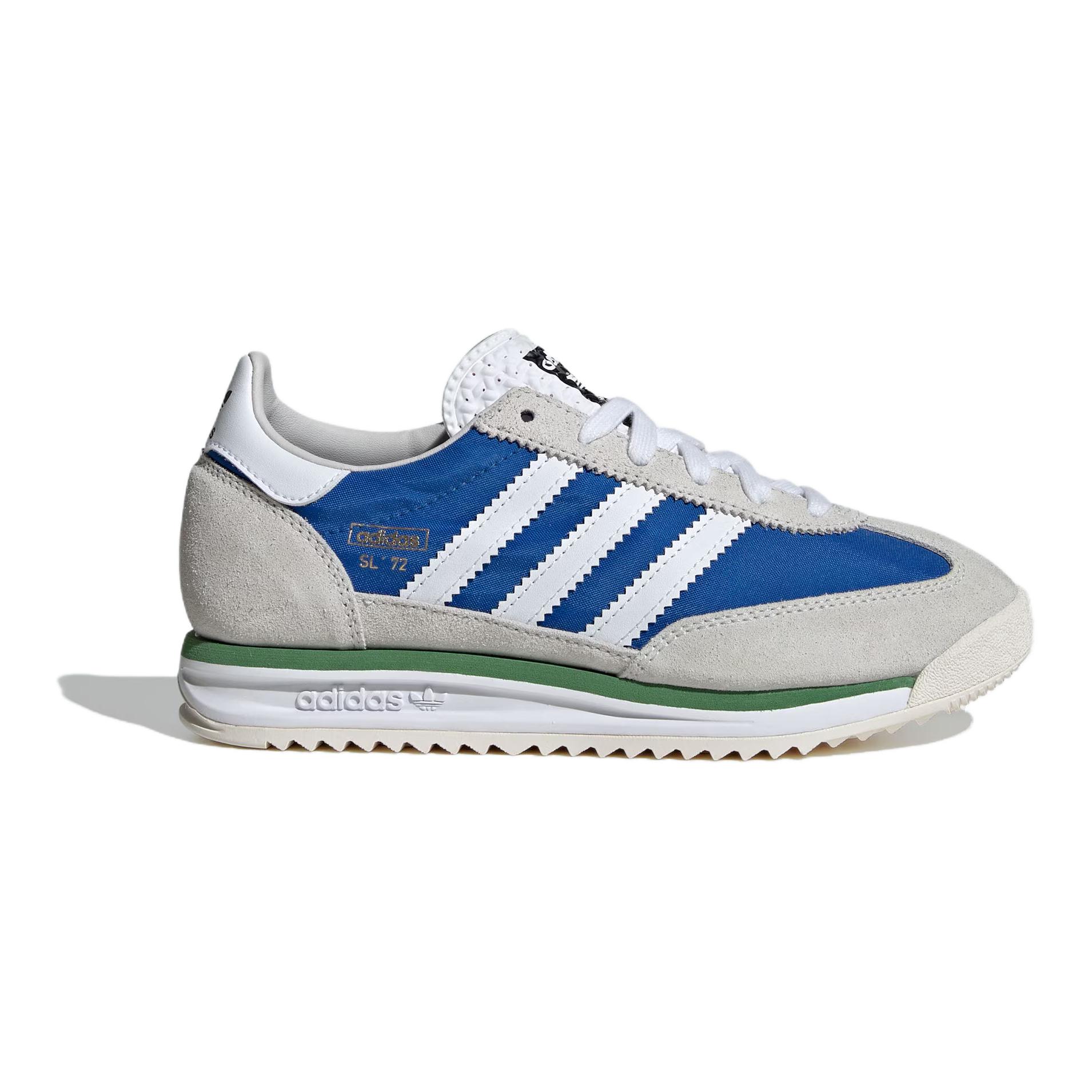 Износостойкие низкие повседневные кроссовки для подростков Adidas Originals, синий/белый/светло-серый — фото 2