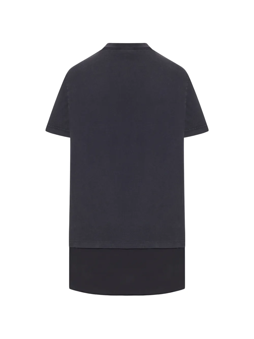 Многослойное платье-футболка с логотипом BALENCIAGA, серый — фото 2